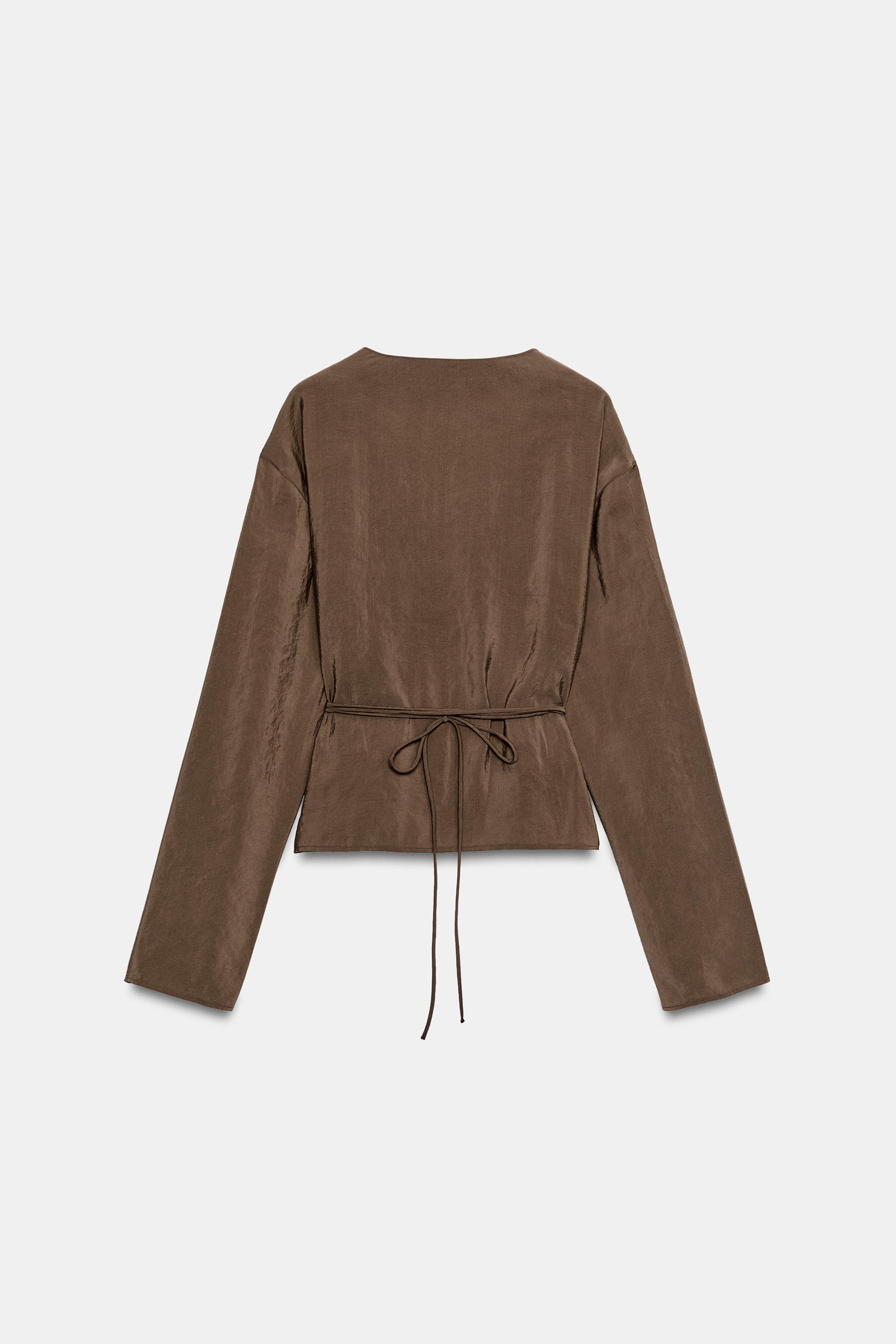 WRAP KIMONO SHIRT